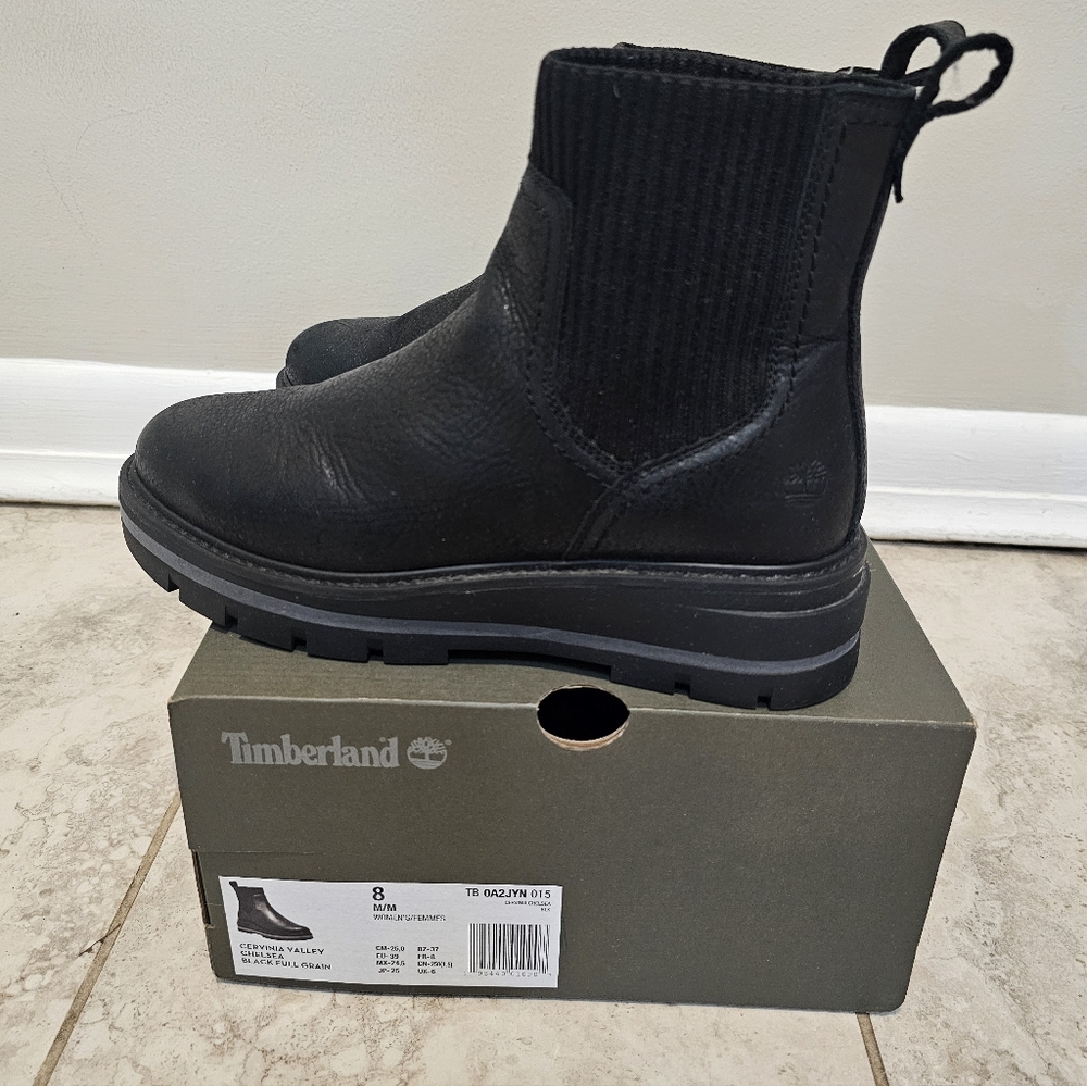 Timberland Cervinia Valley Leather Chelsea Boots - Picture 6 of 6